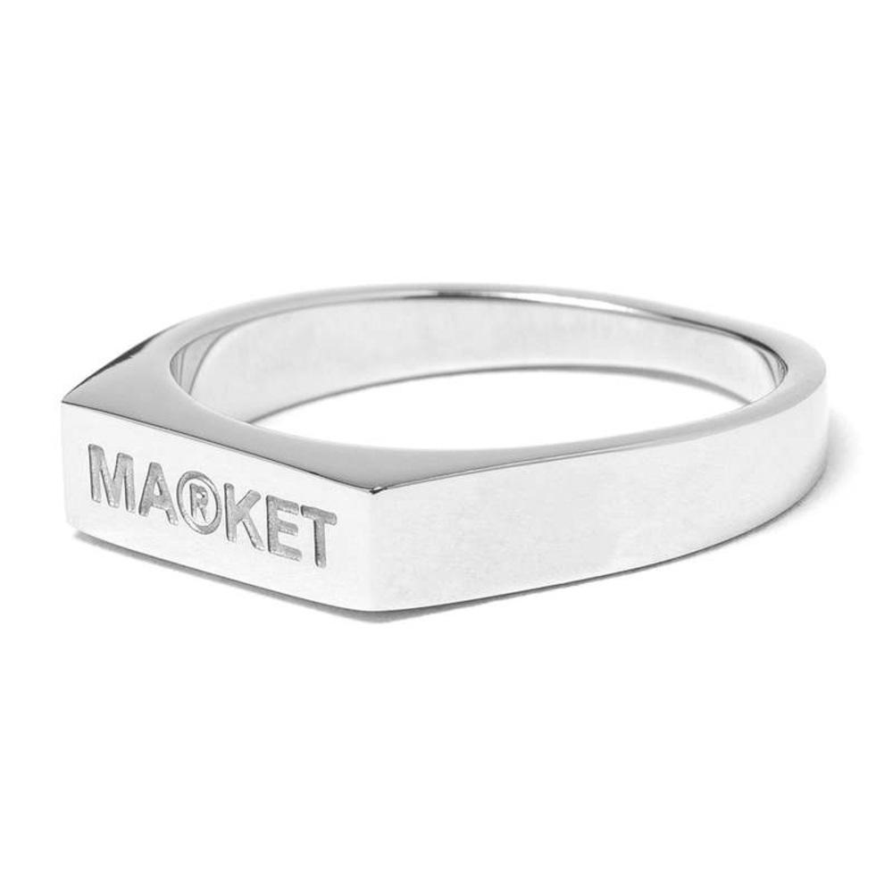 Market Bar Ring Silver size M-10